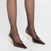 Lee Glossy Slingback Pumps