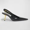 Lee Slingback Buckle Pumps