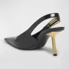 Lee Slingback Buckle Pumps