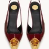 Loulou Slingback Pumps In Patent Leather