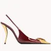 Loulou Slingback Pumps In Patent Leather